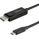 Startech.Com 6.6 ft. (2 m) USB C to DisplayPort 1.4 Cable - Bidirectional - 8K 30Hz - HBR3 - Thunderbolt 3 - Adapter Cable (CDP2DP142MBD) - Bidirectional cable connects a USB C (or DP) device to a DP (or USB C) display - USB-C to DisplayPort 1.4 adapter h