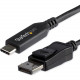 Startech.Com 5.9 ft. (1.8 m) - USB-C to DisplayPort Adapter Cable - 8K - HBR3 - Thunderbolt 3 Compatible - USB-C Adapter and Cable in One - 5.91 ft DisplayPort/USB A/V Cable for Audio/Video Device, Monitor, iPad Pro - First End: 1 x USB Type C Male Thunde