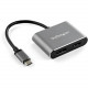 Startech.Com USB C Multiport Video Adapter - 4K 60Hz USB-C to HDMI 2.0 or DisplayPort 1.2 Monitor Adapter - HBR2 HDR - USB Type-C 2-in-1 - 2-in-1 USB-C multiport video adapter to 4K 60Hz DisplayPort 1.2 or HDMI 2.0 - USB C to HDMI (HDR)/DP 1.2 (HBR2) - HD