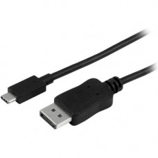 Startech.Com USB C to DisplayPort Cable - 6 ft / 2m - USB-C DisplayPort Cable - USB Type C Monitor Cable - DP to USB C Cable - Works with USB-C devices such as MacBook, MacBook Pro, 2018 iPad Pro, Pro Tablet 608 G1, Thinkpad Yoga 900s - 6 ft. USB C to Dis