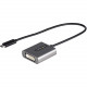 Startech.Com USB C to DVI Adapter, 1920x1200p, USB Type-C to DVI-D Adapter Dongle, USB-C to DVI Display/Monitor Video Converter, 12" Cable - USB-C to DVI-D adapter/converter single-link (DVI-I connector digital only) - 4K 30Hz (on monitors/displays w