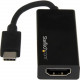 Startech.Com USB-C to HDMI Adapter - 4K 30Hz - Black - USB Type-C to HDMI Adapter - USB 3.1 - Thunderbolt 3 Compatible - USB C to HDMI adapter supports 4K resolutions - Reversible USB-C also connects to your Thunderbolt 3 based device - USB-C to HDMI adap