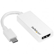 Startech.Com USB-C to HDMI Adapter - White - 4K 60Hz - Thunderbolt 3 Compatible - USB-C Adapter - USB Type C to HDMI Dongle Converter - Connect your USB Type-C laptop to an Ultra HD 60Hz display or projector - USB-C to HDMI adapter - USB Type C to video c