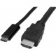 Startech.Com USB C to HDMI Cable - 3 ft / 1m - USB-C to HDMI 4K 60Hz - USB Type C to HDMI - Computer Monitor Cable - Eliminate clutter by connecting your USB Type-C computer directly to an HDMI display without additional adapters - Works with the MacBook,