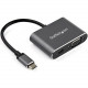 Startech.Com USB C Multiport Video Adapter - USB-C to 4K 60Hz Mini DisplayPort 1.2 (HBR2 HDR) or 1080p VGA Monitor Display Adapter - 2-in-1 USB-C multiport video adapter w/ Mini DisplayPort 1.2 or VGA - USB-C to 4K 60Hz mDP 1.2 HBR2 or 1080p VGA - HDCP 2.