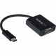 Startech.Com USB-C to VGA Adapter - Thunderbolt 3 Compatible - USB C Adapter - USB Type C to VGA Dongle Converter - Connect your MacBook, Chromebook or laptop with USB-C to a VGA monitor or projector - USB-C to VGA - USB Type-C to Video Converter - USB 3.