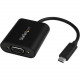 Startech.Com USB-C to HDMI Adapter - With Stay Awake - Presentation Mode - USB C Adapter - USB-C to VGA Projector Adapter - Use this unique adapter to prevent a USB Type-C computer from entering power save mode during presentations - Resolutions up to 192