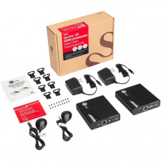 SIIG ipcolor 4K HDMI 2.0 Extender Daisy Chain Transmission Kit - 230ft - Zero Latency, With IR Control & Auto EDID Management , Additional Transceivers Part# CE-H26N11-S1 CE-H26M11-S1