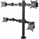 Siig Articulating Quad Monitor Desk Mount - 13" to 27" - VESA 75x75mm and 100x100mm Patterns - 22lb Load Capacity - RoHS Compliance CE-MT0S12-S1