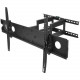 SIIG Large Full-Motion TV Wall Mount - 1 Display(s) Supported - 42" to 80" Screen Support - 198.42 lb Load Capacity - RoHS Compliance CE-MT1F12-S1