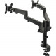 SIIG Dual Arm Pole Multi-Angle Replaceable Articulating Monitor Desk Mount - 14" to 30" - Heavy Duty Multi-Adjustable Mount - Up to 17.6lbs CE-MT3E11-S1