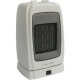 World Marketing Of America Comfort Glow CEH255 Convection Heater - Ceramic - Electric - 1300 W to 1500 W - 3 x Heat Settings - Portable - Bone CEH255