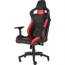 Corsair T1 RACE 2018 Gaming Chair - Black/Red - For Game, Desk, Office - PU Leather, Steel - Black, Red CF-9010013-WW