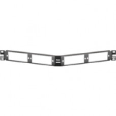 Panduit CFAPPBL1A Angled Fiber Patch Panel - 1U High - 19" Wide - Rack-mountable CFAPPBL1A