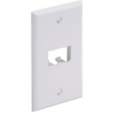 Panduit  PanNet Mini-Com CFP2BL Faceplate - 2 x Socket(s) - 1-gang - Black - TAA Compliance CFP2BL