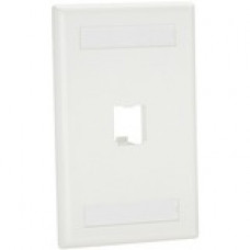 Panduit Faceplate - 1-gang - Electric Ivory - Acrylonitrile Butadiene Styrene (ABS) - TAA Compliance CFPL1EIY