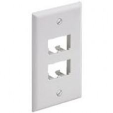 PANDUIT 4 Socket Mini-Com Classic Faceplate - 4 x Socket(s) - 1-gang - Off-white - TAA Compliance CFP4IW