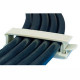 PANDUIT Adhesive Backed Cable Holder - Gray - 100 Pack - TAA Compliance CH105-A-C14