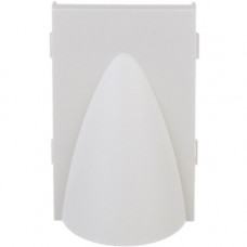 Panduit Hooded Insert - International White - White - 1 Pack - Acrylonitrile Butadiene Styrene (ABS) - TAA Compliance CHBHIW