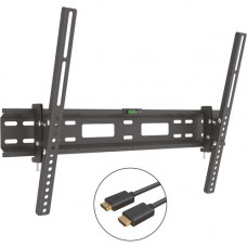 Barkan Wall Mount for TV - Black - 13" to 80" Screen Support - 132 lb Load Capacity - 75 x 75, 600 x 400 VESA Standard - 1 CHD410.B