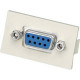 Panduit CHD9CIWY Serial Connector Adapter - Off White - TAA Compliance CHD9CIWY
