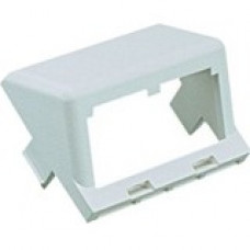 Panduit Module Insert - 2 x Total Number of Socket(s) - Off White - Acrylonitrile Butadiene Styrene (ABS) CHS2IW-X