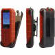 zCover Dock-in-Case Carrying Case (Holster) IP Phone - Red - Silicone - Belt Clip CI821BTD
