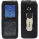 zCover Dock-in-Case Carrying Case IP Phone - Black, Transparent - Metal Clip, Leather Clip - Belt Clip CI821LJK