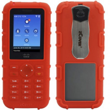 zCover Dock-in-Case Carrying Case (Holster) IP Phone - Red - Metal Clip, Silicone Clip - Clip CI821PJD