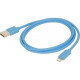 Urban Factory USB Standard Male to Apple Lightning Cable - 3.28 ft Lightning/USB Data Transfer Cable for iPhone, iPod, iPad - First End: 1 x Type A Male USB - Second End: 1 x Lightning Male Proprietary Connector - MFI - Blue CID03UF