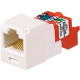 Panduit UTP Jack Module - 1 Pack - 1 x RJ-45 Female - Arctic White - TAA Compliance CJ5E88TAW