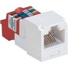 Panduit Mini-Com CJ5E88TVL Cat.5e Network Connector - 1 x RJ-45 Female - Violet - TAA Compliance CJ5E88TVL