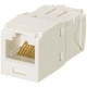 Panduit Mini-Com Cat.6e UTP Network Connector - 24 Pack - 1 x RJ-45 Female - Arctic White - TAA Compliance CJ688TGAW-24