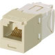 Panduit Mini-Com Cat.6 UTP Network Connector - 100 Pack - 1 x RJ-45 Female - Electric Ivory - TAA Compliance CJ688TGEI-C