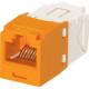 Panduit Network Connector - 24 Pack - 1 x RJ-45 Female - Orange - TAA Compliance CJ688TGOR-24