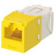 PANDUIT Mini-Com TX6 Plus Modular Insert - RJ-45 - TAA Compliance CJ688TPYL