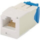 Panduit Network Connector - 1 Pack - 1 x RJ-45 Female - Electric Ivory - TAA Compliance CJ6X88TGEI