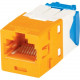 Panduit Network Connector - 1 Pack - 1 x RJ-45 Female - Orange - TAA Compliance CJ6X88TGOR