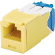 PANDUIT Mini-Com TX-6 Modular Insert - RJ-45 - TAA Compliance CJ6X88TGYL-24