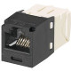 Panduit Corrosive Resistant UTP Jack Module - 1 Pack - 1 x RJ-45 Female - Black - TAA Compliance CJE688TGBL