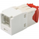 Panduit UTP Cat.5e Network Connector - 1 Pack - 1 x RJ-45 Female - Arctic White - TAA Compliance CJH5E88TGAW