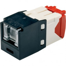 Panduit UTP Cat.5e Network Connector - 1 Pack - 1 x RJ-45 Female - Black - TAA Compliance CJH5E88TGBL