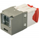 Panduit UTP Cat.5e Network Connector - 1 Pack - 1 x RJ-45 Female - Gray - TAA Compliance CJH5E88TGIG