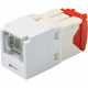 Panduit UTP Cat.5e Network Connector - 1 Pack - 1 x RJ-45 Female - White - TAA Compliance CJH5E88TGWH