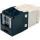 Panduit UTP Cat.6 Network Connector - 1 Pack - 1 x RJ-45 Female - Black - TAA Compliance CJH688TGBL