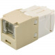 Panduit UTP Cat.6 Network Connector - 1 Pack - 1 x RJ-45 Female - Electric Ivory - TAA Compliance CJH688TGEI