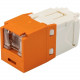 Panduit UTP Cat.6 Network Connector - 1 Pack - 1 x RJ-45 Female - Orange - TAA Compliance CJH688TGOR