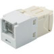 Panduit UTP Cat.6 Network Connector - 1 Pack - 1 x RJ-45 Female - White - TAA Compliance CJH688TGWH