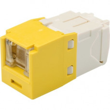 Panduit UTP Cat.6 Network Connector - 1 Pack - 1 x RJ-45 Female - Yellow - TAA Compliance CJH688TGYL