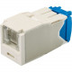 Panduit UTP Cat.6a Network Connector - 1 Pack - 1 x RJ-45 Female - Off White - TAA Compliance CJH6X88TGIW